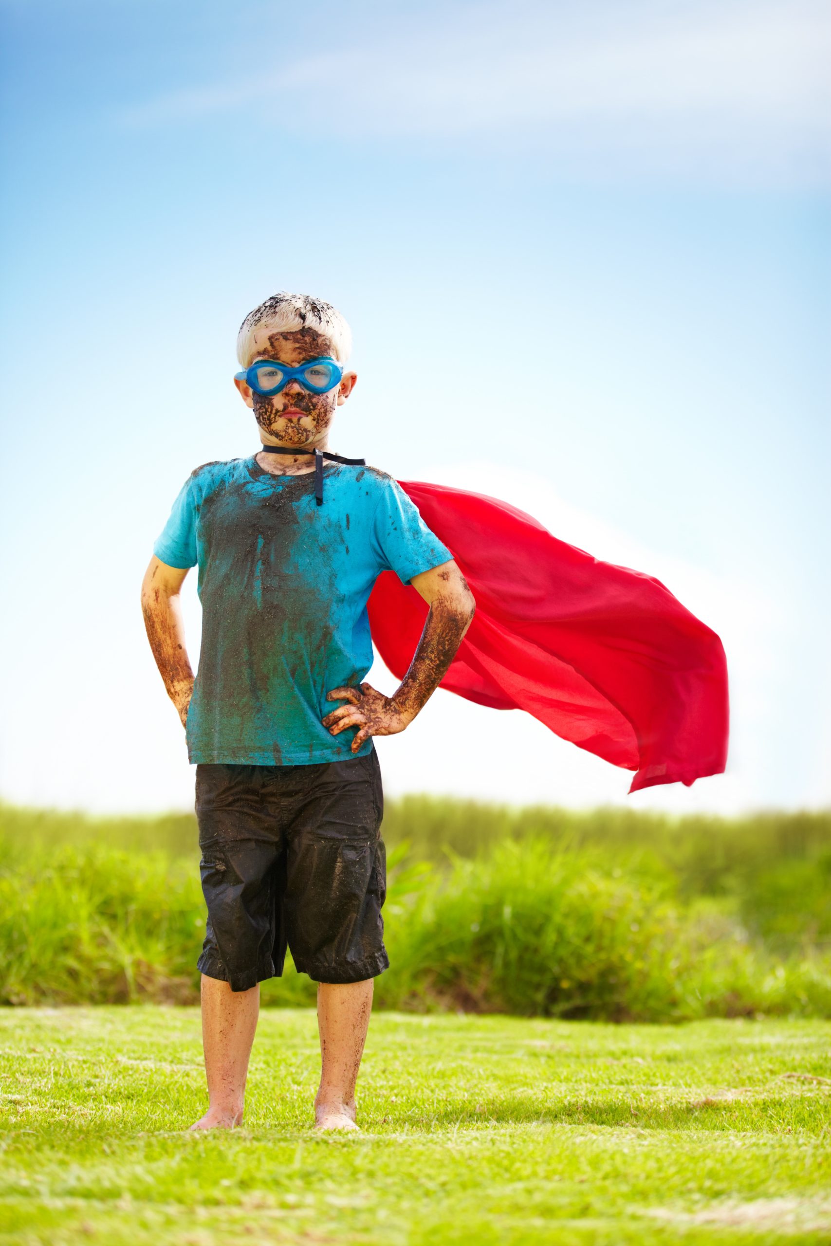 Pint-sized superhero